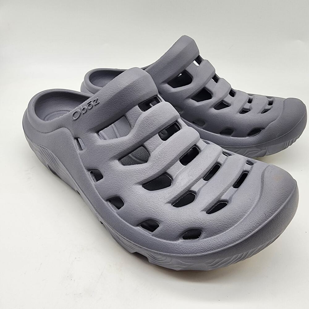 Oboz Whakata‎ Coast Sandals Women's 7 Mineral Gray Comfort Slides Slip-on Shoes